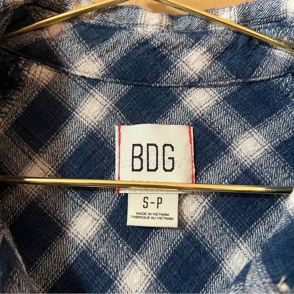 Urban Outfitters | BDG Keanu Plaid Flannel Oversized Button Down Shirt Size S - Picture 3 of 13